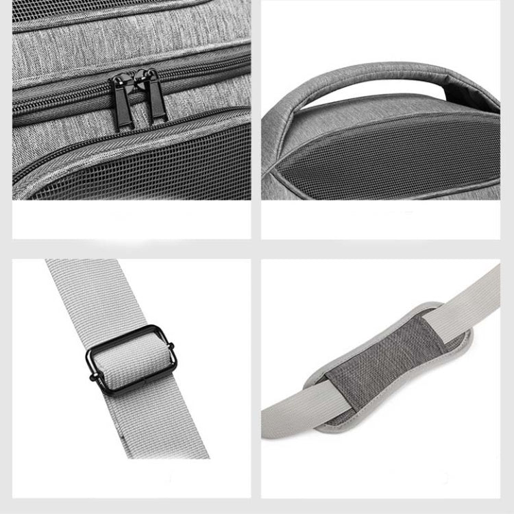 Portable Pet Bag for Outing Cats and Dogs Collapsible Pet Shoulder Bag Pet Backpack(Light Green) by bashfashion