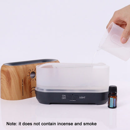 Desktop 3D Simulation Flame Incense Smoked Machine Humidifier, Colour:Gray(US Plug) by bashfashion