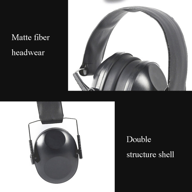 Learn Sleep Industry Noise Cancelling Earmuffs Shooting Soundproof Earmuffs(Black) by bashfashion