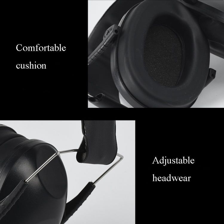 Learn Sleep Industry Noise Cancelling Earmuffs Shooting Soundproof Earmuffs(Black) by bashfashion