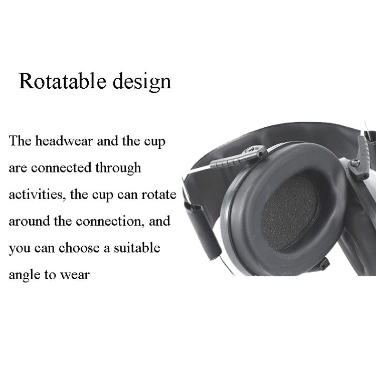 Learn Sleep Industry Noise Cancelling Earmuffs Shooting Soundproof Earmuffs(Black) by bashfashion