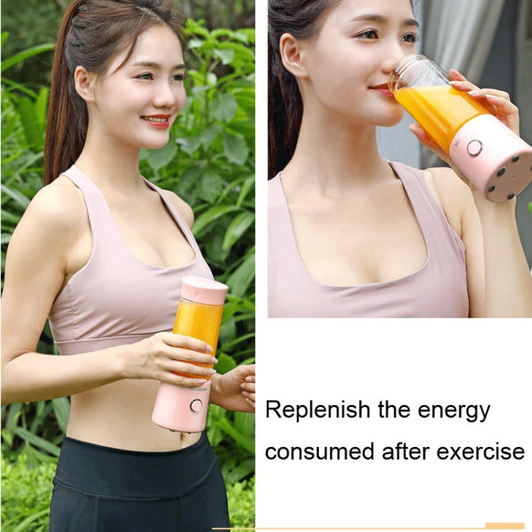 MEILING ML-88 Portable Electric USB Rechargeable Juicer Vegetable Fruit Squeezers Juicer(White) by bashfashion