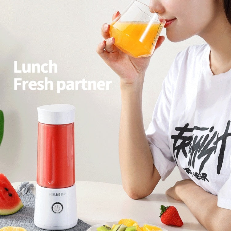 MEILING ML-88 Portable Electric USB Rechargeable Juicer Vegetable Fruit Squeezers Juicer(White) by bashfashion