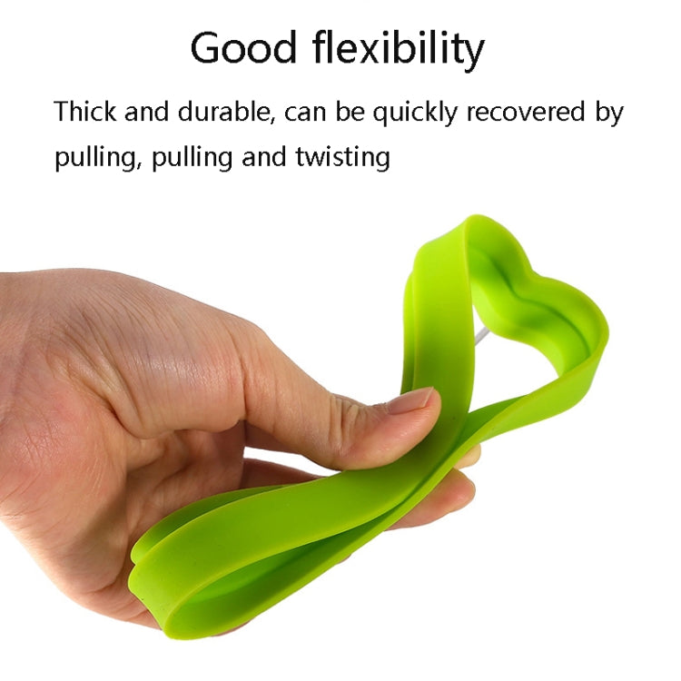 10 PCS Food Grade Silicone Heart-Shaped Omelette Pancake Mold Poached Egg Mold(Heart-shaped Green) by bashfashion