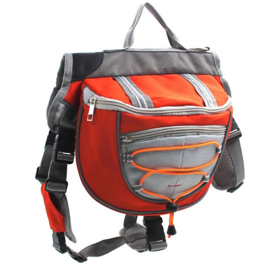 Self-Portable Backpack For Dogs Out Of The Backpack Breathable Mesh Pet Bag, Specification: S(Orange) by bashfashion
