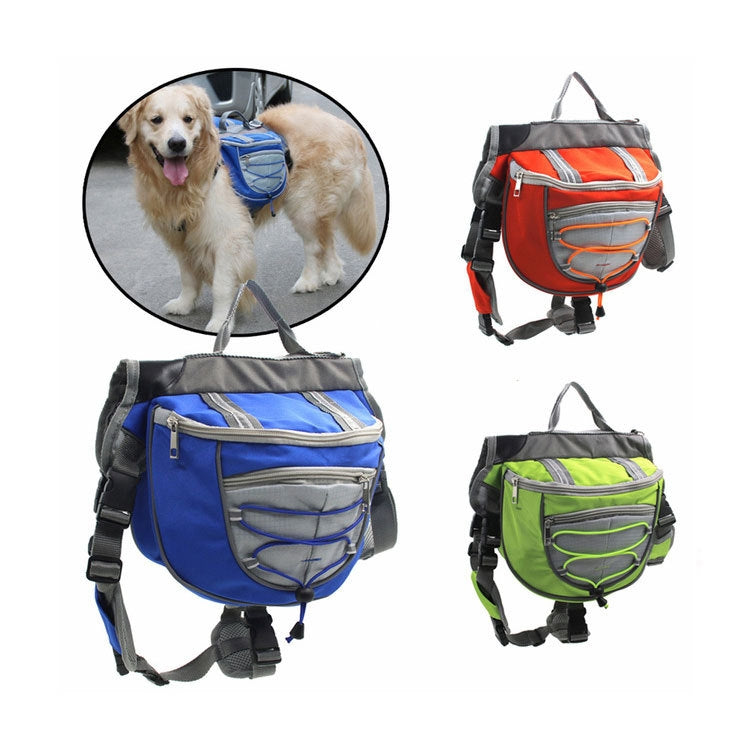 Self-Portable Backpack For Dogs Out Of The Backpack Breathable Mesh Pet Bag, Specification: S(Orange) by bashfashion