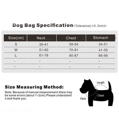 Self-Portable Backpack For Dogs Out Of The Backpack Breathable Mesh Pet Bag, Specification: S(Orange) by bashfashion