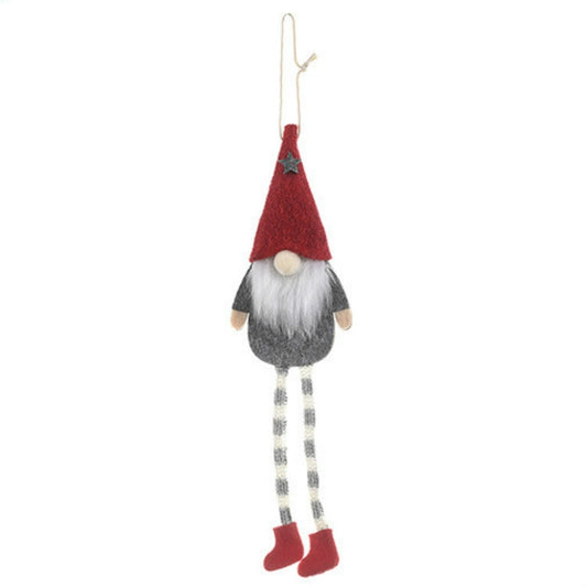 Christmas Ornaments Forest Old Man Doll Pendant(Red Hat) by bashfashion