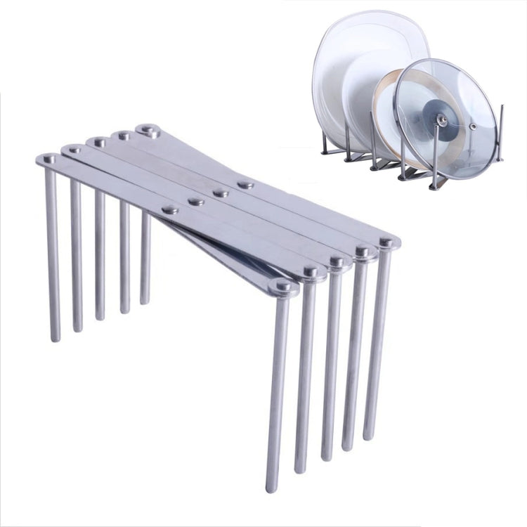 Retractable Storage Rack Kitchen Foldable Multifunctional Steam Rack Stainless Steel Kitchen Utensil Rack by bashfashion