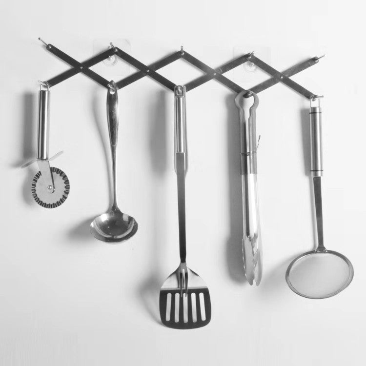 Retractable Storage Rack Kitchen Foldable Multifunctional Steam Rack Stainless Steel Kitchen Utensil Rack by bashfashion