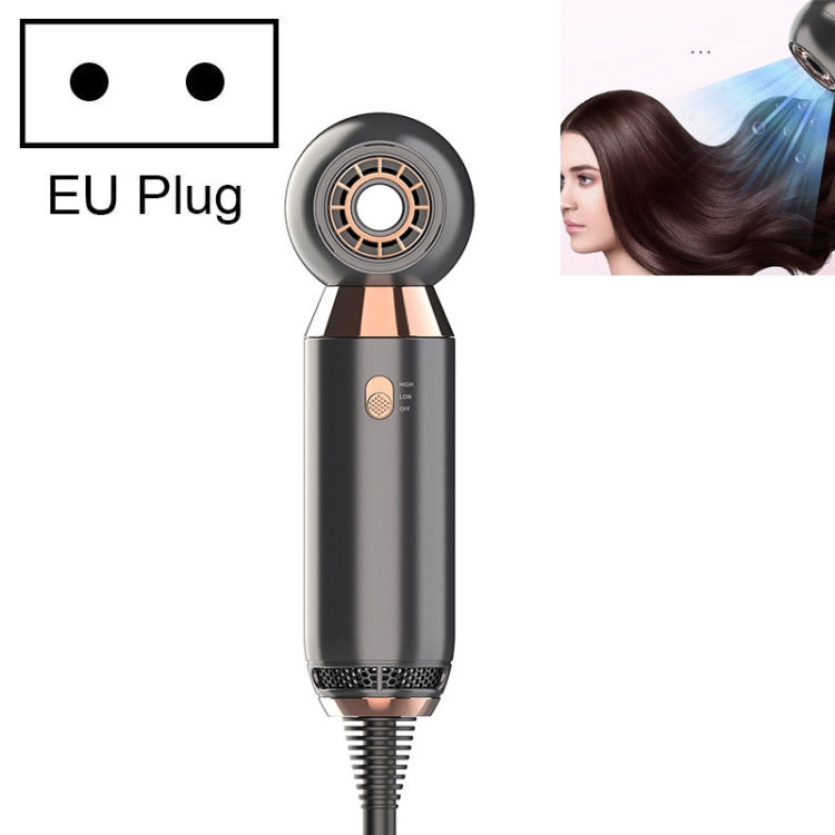 Mdjc-806 Travel Leafless Mini Hair Dryer Hotel Wall-Mounted Hair Dryer(EU Plug) by bashfashion