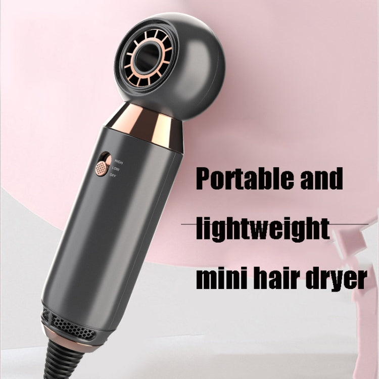 Mdjc-806 Travel Leafless Mini Hair Dryer Hotel Wall-Mounted Hair Dryer(EU Plug) by bashfashion