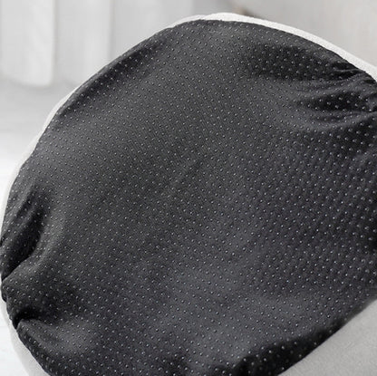 Winter Semi-Closed Warm & Velvet Round Pet Nest, Size:M 33x33x33cm by bashfashion