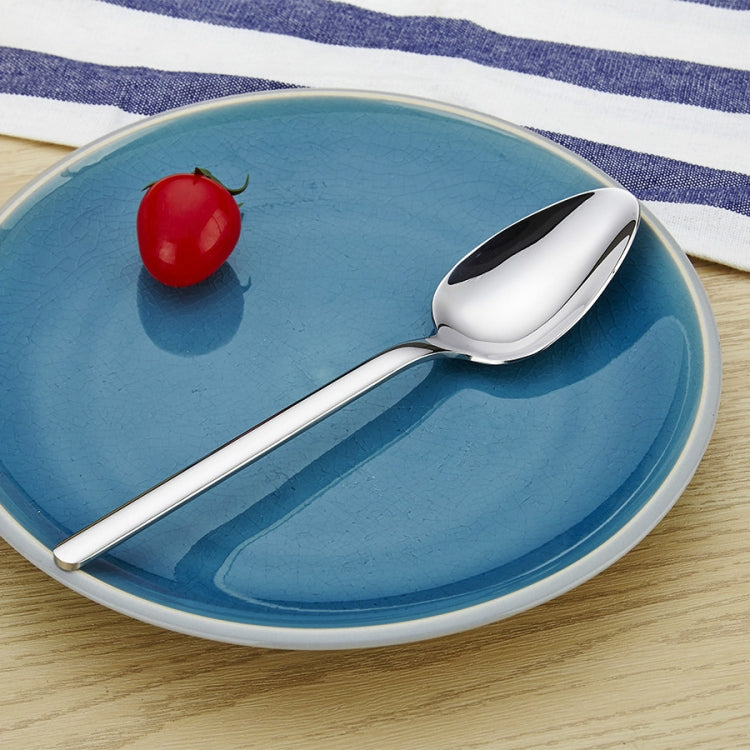 2 PCS Thick Stainless Steel Western Food Spoon Coffee Spoon, Size:S by bashfashion