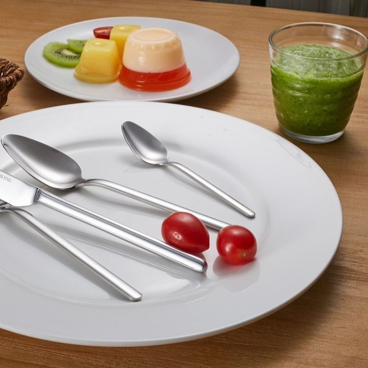 2 PCS Thick Stainless Steel Western Food Spoon Coffee Spoon, Size:S by bashfashion