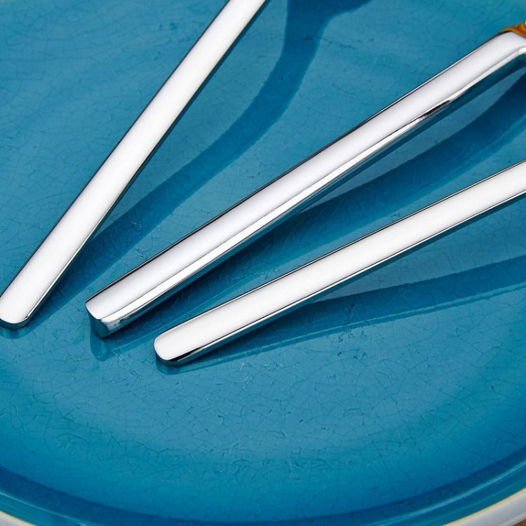 2 PCS Thick Stainless Steel Western Food Spoon Coffee Spoon, Size:S by bashfashion