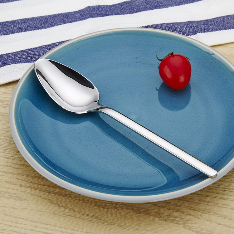 Thick Stainless Steel Western Food Spoon Coffee Spoon, Size:L by bashfashion