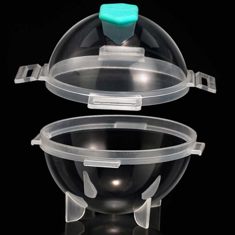 12 PCS Whiskey Ice Ball Mold Silicone PP Round Ice Tray Random Color Delivery, Style:Detachable Cover by bashfashion