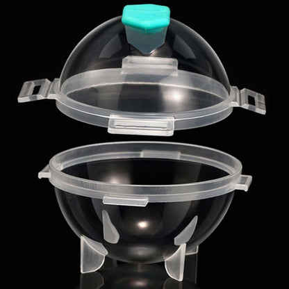 12 PCS Whiskey Ice Ball Mold Silicone PP Round Ice Tray Random Color Delivery, Style:Detachable Cover by bashfashion