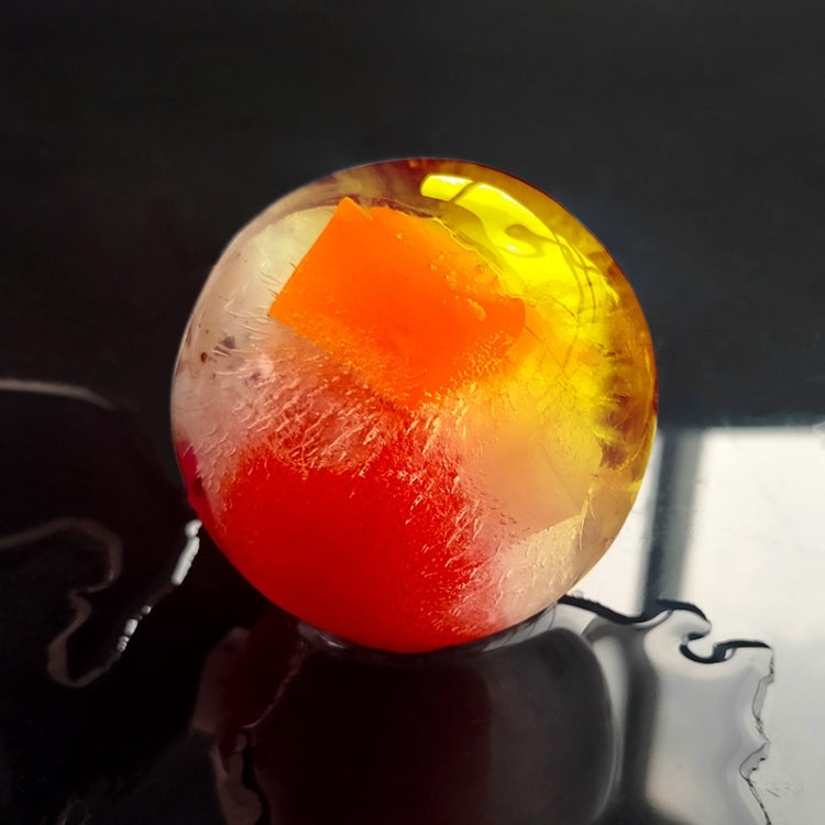 12 PCS Whiskey Ice Ball Mold Silicone PP Round Ice Tray Random Color Delivery, Style:Detachable Cover by bashfashion