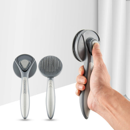 Pet Self-Cleaning Comb Cat Comb Dog Needle Comb Cat Hair Removal Comb Floating Brush(Fresh Mint) by bashfashion