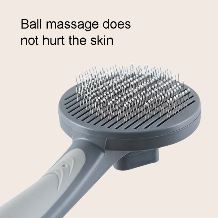 Pet Self-Cleaning Comb Cat Comb Dog Needle Comb Cat Hair Removal Comb Floating Brush(Fresh Mint) by bashfashion