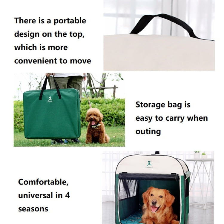 Hoopet Pet Tent Composite Cloth Four Seasons General Indoor & Outdoor Pet Nest, Specification:M( Green) by bashfashion