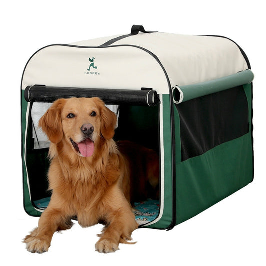 Hoopet Pet Tent Composite Cloth Four Seasons General Indoor & Outdoor Pet Nest, Specification:L( Green) by bashfashion