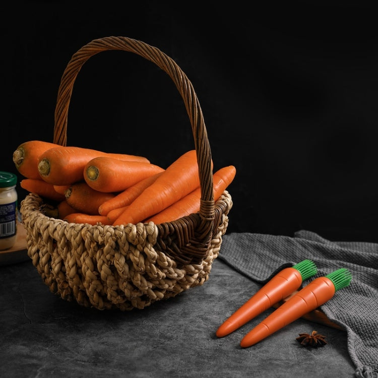 2 PCS Carrot Shape Silicone Barbecue Brush Cake Brush Baking Cream Brush Iron Plate Brush by bashfashion