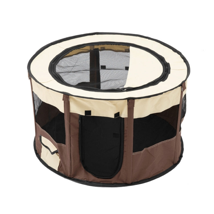 Pet Tent Dog Breeding Chamber Cat Delivery Room, Specification: Extra Large 55x110cm(Brown) by bashfashion