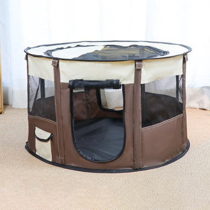 Pet Tent Dog Breeding Chamber Cat Delivery Room, Specification: Extra Large 55x110cm(Brown) by bashfashion