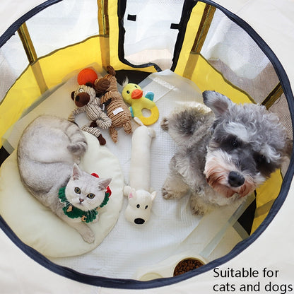 Pet Tent Dog Breeding Chamber Cat Delivery Room, Specification: Extra Large 55x110cm(Pink) by bashfashion