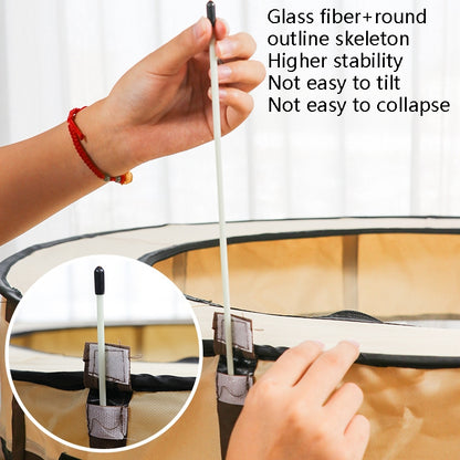 Pet Tent Dog Breeding Chamber Cat Delivery Room, Specification: Extra Large 55x110cm(Yellow) by bashfashion