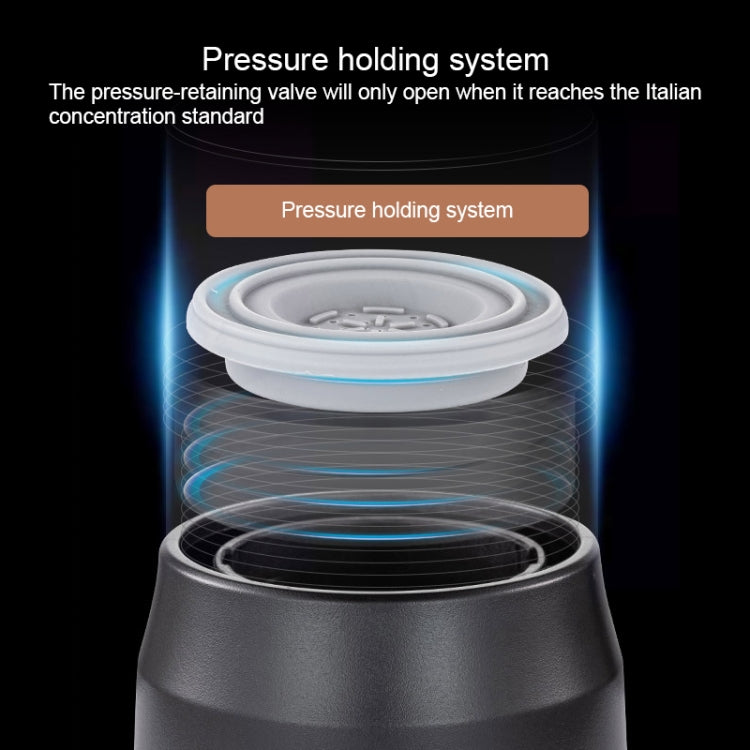 Portable Hand Pressure Espresso Machine Outdoor Accompanying Mini Coffee Cup(White) by bashfashion