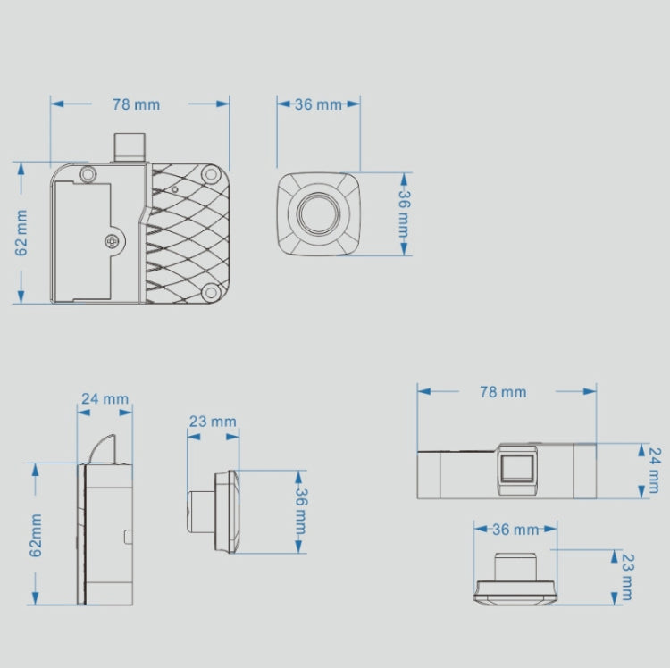 Smart Drawer Locker Fingerprint Lock Household Anti-Theft Lock by bashfashion