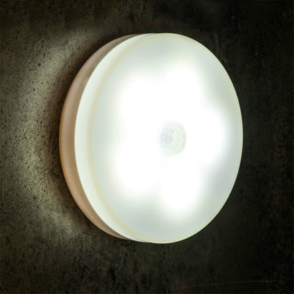 Intelligent Human Body Induction LED Night Light Control Bedroom Bedside Table Lamp, Style:Rechargeable(White Light) by bashfashion