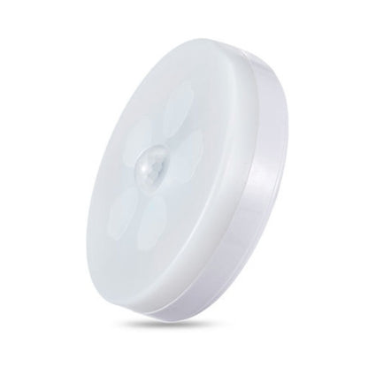 Intelligent Human Body Induction LED Night Light Control Bedroom Bedside Table Lamp, Style:Rechargeable(White Light) by bashfashion