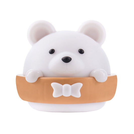 Bear Remote Control Night Light Bedside Eye Protection Wall Lamp with 3 Light Modes, Style:CN Plug by bashfashion