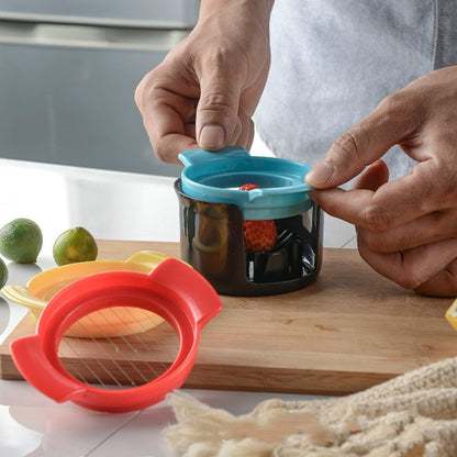 2 PCS 3 in 1 Egg Cutter Kitchen Tools by bashfashion