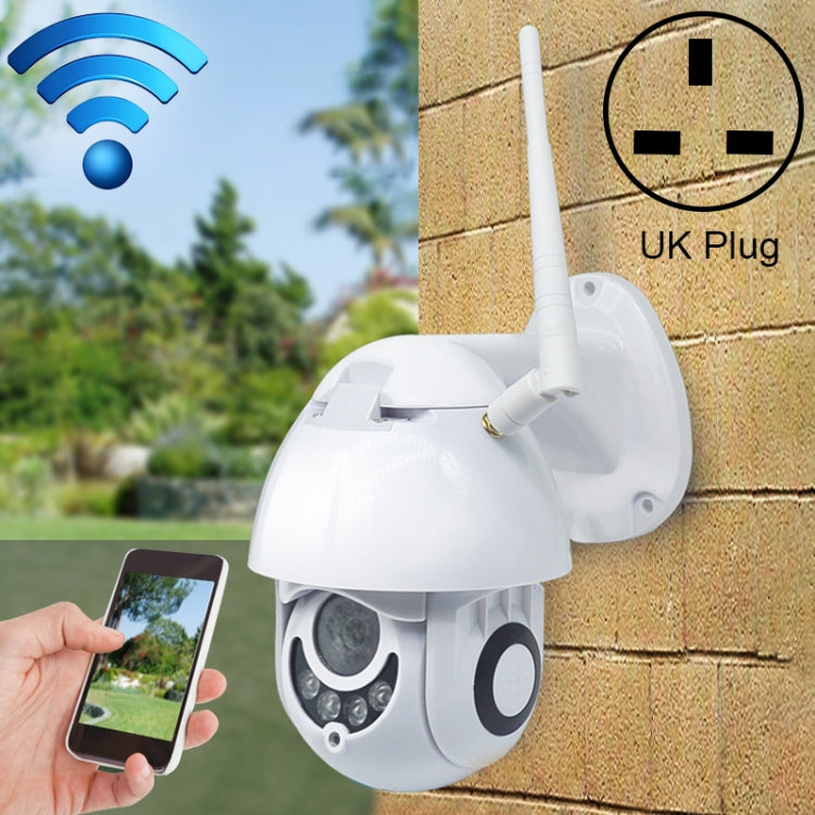 OU-A1IN PTZ Control 355 Degree Rotation Infrared WiFi Smart Dome Camera, Two-Way Voice Intercom Monitor(UK Plug) by bashfashion