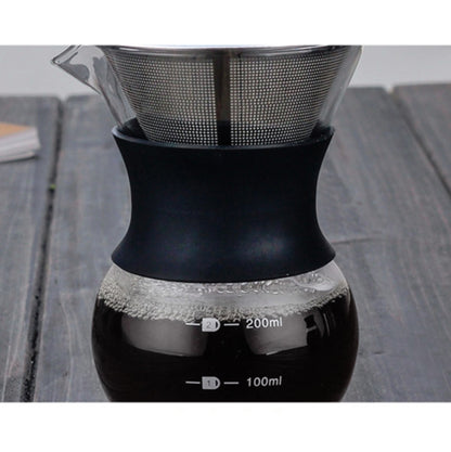 High Temperature Resistant Coffee Maker, Capacity:200ml, Style:With Strainer by bashfashion