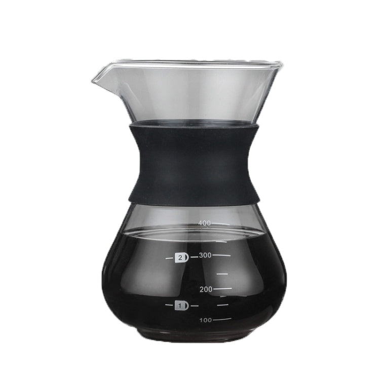 High Temperature Resistant Coffee Maker, Capacity:400ml, Style:Without Strainer by bashfashion