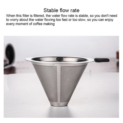 Hand Coffee Pot High Temperature Resistant 400ml Glass Coffee Pot, Style:Pot With Strainer by bashfashion