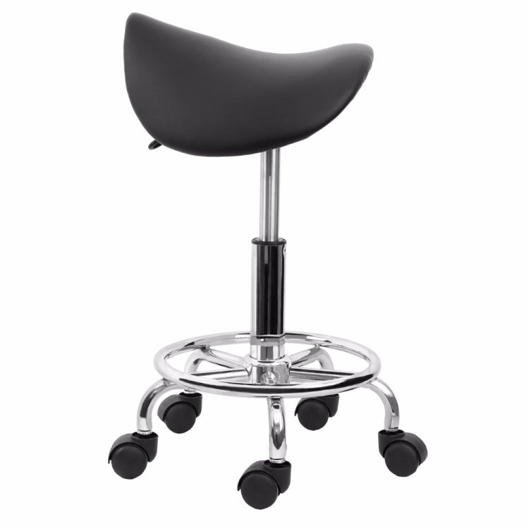 Saddle Chair Ergonomic Computer Chair Beauty Barber Mobile Chair(Black) by bashfashion