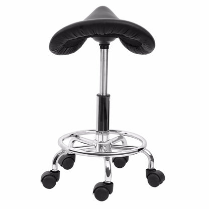 Saddle Chair Ergonomic Computer Chair Beauty Barber Mobile Chair(Black) by bashfashion