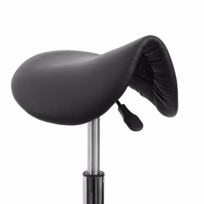 Saddle Chair Ergonomic Computer Chair Beauty Barber Mobile Chair(Black) by bashfashion