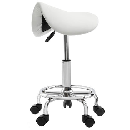 Saddle Chair Ergonomic Computer Chair Beauty Barber Mobile Chair(Black) by bashfashion