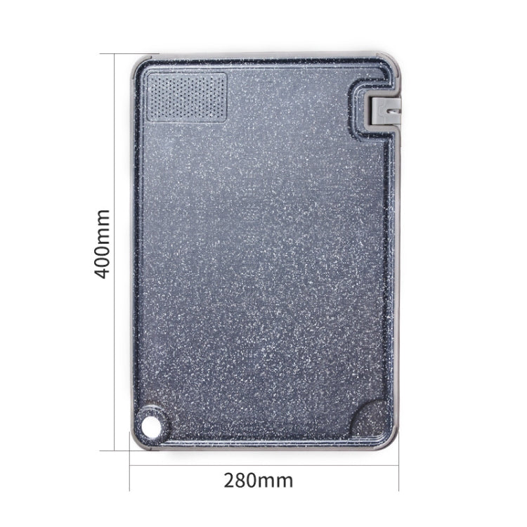 OOU Multifunctional Antibacterial And Mildew Resistant Double-Sided Cutting Board Kitchen Drainable Supplementary Food Cutting Board, Size:Large(Marble) by OOU