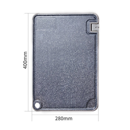 OOU Multifunctional Antibacterial And Mildew Resistant Double-Sided Cutting Board Kitchen Drainable Supplementary Food Cutting Board, Size:Large(Marble) by OOU