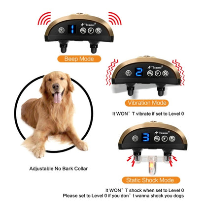Digital Display Electronic Dog Training Device Pet Training Collar Bark Stop by bashfashion
